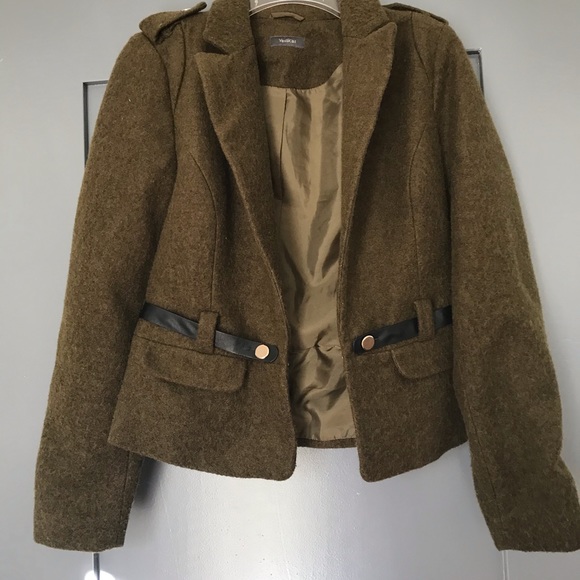 Yessica Green Coat Jacket, Italy - Picture 3 of 5